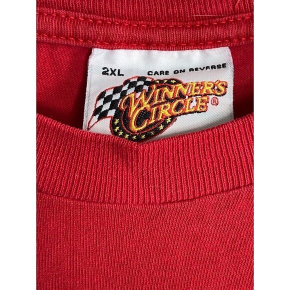Vintage Dale Earnhardt Jr #8 Winner's Circle Nascar Racing Red T-Shirt Mens 2XL - Picture 5 of 6